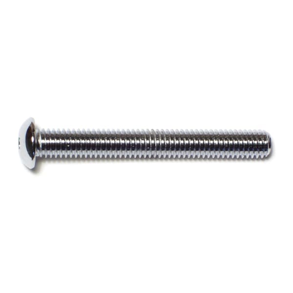 Midwest Fastener 3/8"-16 Socket Head Cap Screw, Button, Chrome Plated Steel, 3 in Length, 5 PK 75248 - main